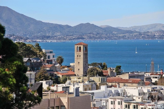 824 Green St, San Francisco, CA 94133 - water view with mountains