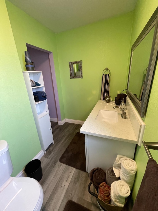 3740 26th Ave, Sacramento, CA 95820 - bathroom featuring vanity and wood finished floors