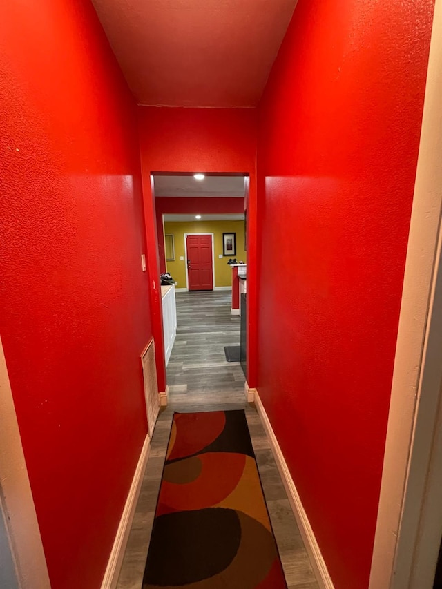 3740 26th Ave, Sacramento, CA 95820 - hall featuring wood finished floors and baseboards