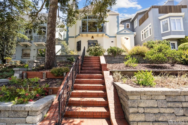 1630 9th Ave, San Francisco, CA 94122 - view of front of home featuring stairs and stucco siding