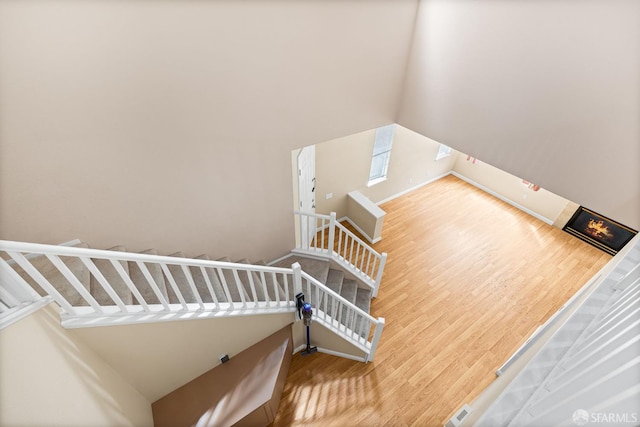 23019 Canyon Terrance Dr Unit U2, Castro Valley, CA 94552 - stairs featuring wood finished floors and baseboards