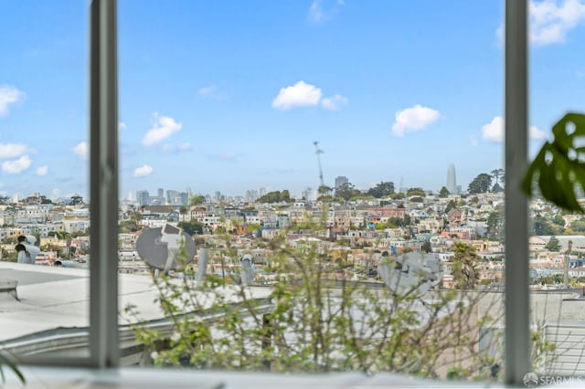 exterior space featuring a city view