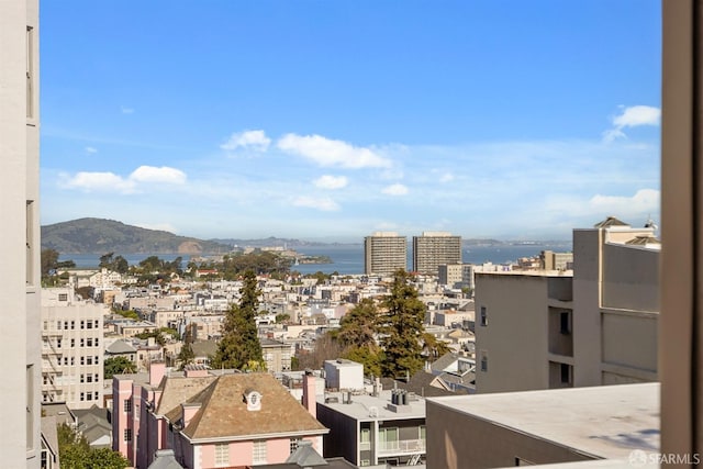 view of city with a mountain view