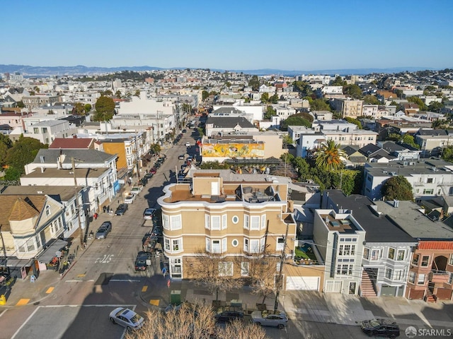 bird's eye view featuring a residential view