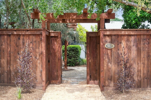view of gate