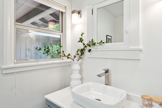 bathroom with a sink