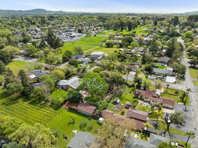 drone / aerial view featuring a residential view