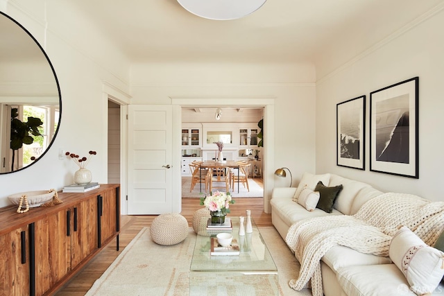 1600 Anza St, San Francisco, CA 94118 - living area featuring wood finished floors