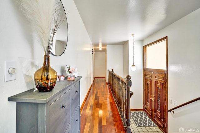 3410 Big Oak Ct, Hayward, CA 94542 - hall featuring an upstairs landing and light wood-style flooring