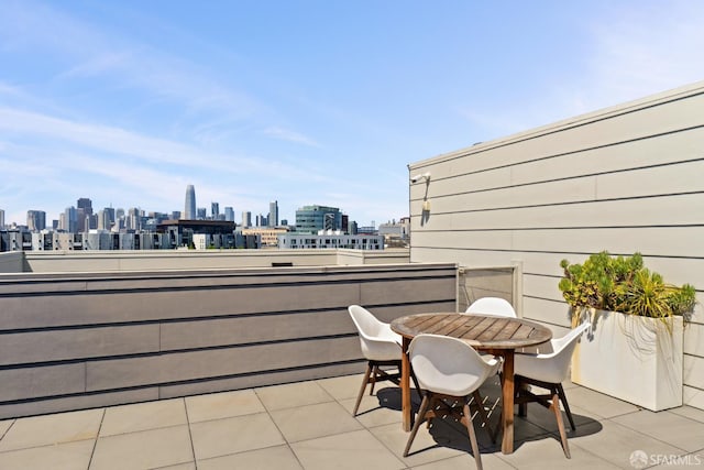 131 Missouri St Unit 402, San Francisco, CA 94107 - balcony with a skyline view and outdoor dining space