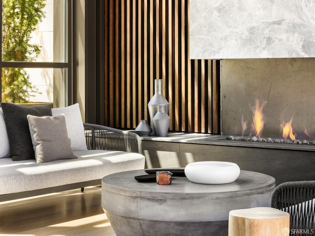 interior details featuring wood finished floors