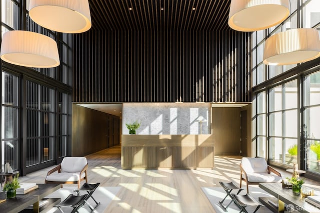 view of reception area
