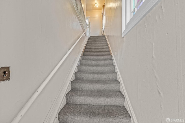 stairs with carpet