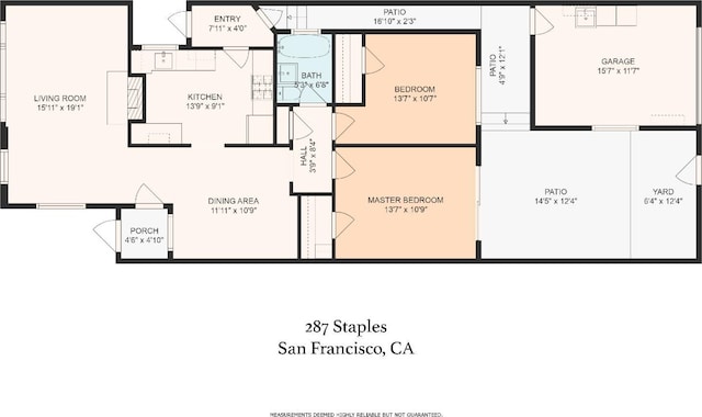 287 Staples Ave, San Francisco, CA 94112 - property floor plan