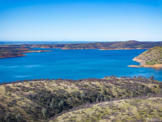 property view of water with a mountain view