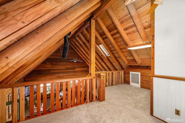 view of attic