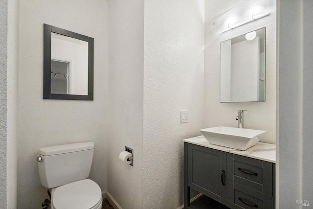 3062 Soda Canyon Rd, Napa, CA 94558 - bathroom with vanity and a textured wall
