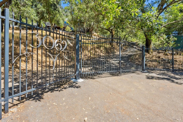 3062 Soda Canyon Rd, Napa, CA 94558 - view of gate