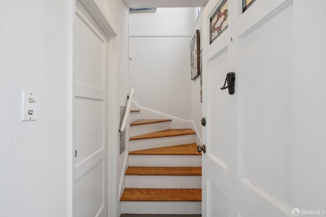 view of stairs