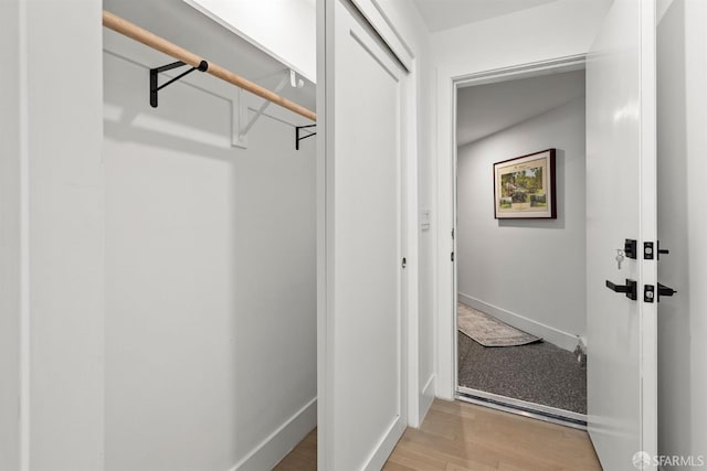 view of closet
