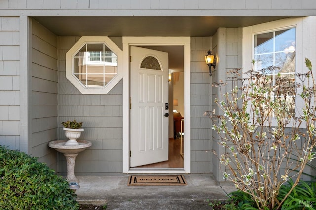 view of property entrance