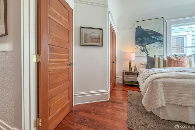 241 Lily St Unit B, San Francisco, CA 94102 - bedroom with wood finished floors and baseboards