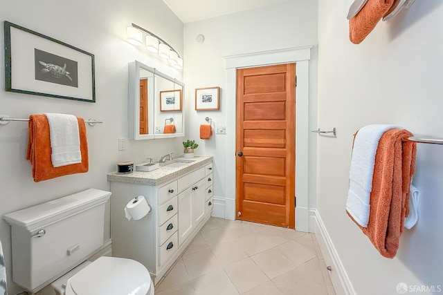 241 Lily St Unit B, San Francisco, CA 94102 - bathroom with vanity and tile patterned flooring