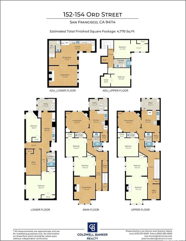 152-154 Ord St, San Francisco, CA 94114 - home floor plan