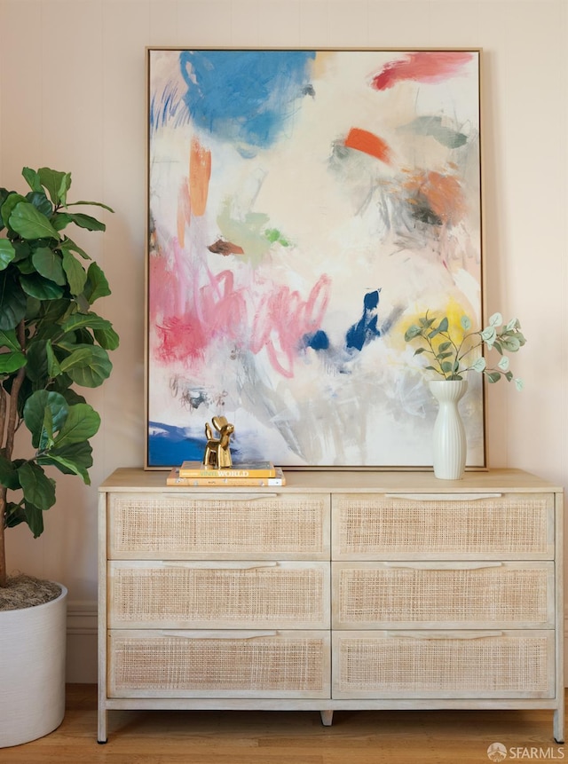 interior details featuring wood finished floors