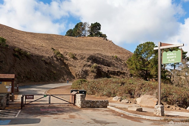 view of mountain feature