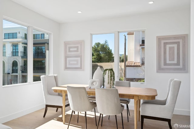 425 First St Unit 31, Los Altos, CA 94022 - dining space featuring recessed lighting and wood finished floors
