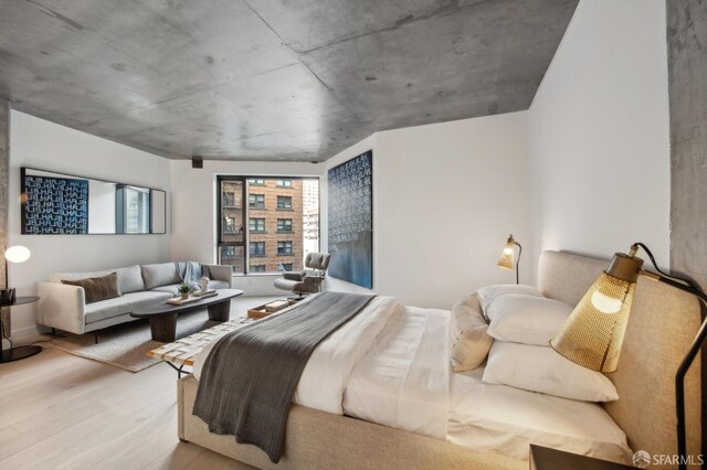960 Market St Unit 514, San Francisco, CA 94102 - bedroom with wood finished floors