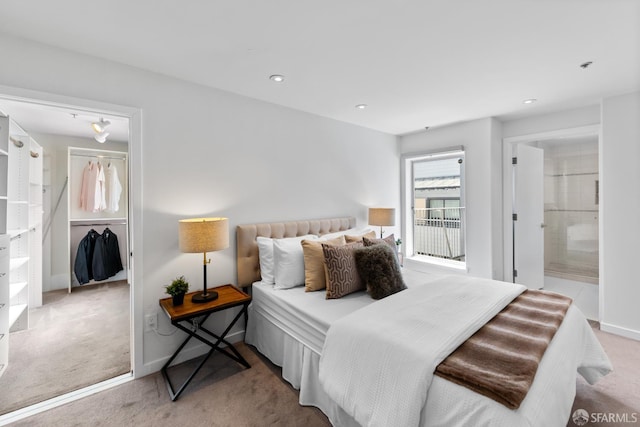 229 8th St Unit 3, San Francisco, CA 94103 - carpeted bedroom featuring baseboards and recessed lighting