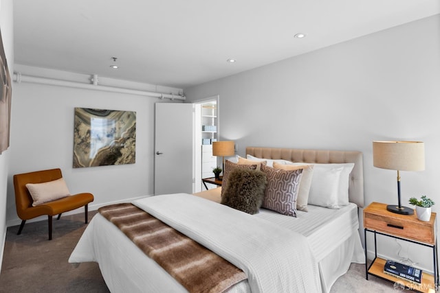 229 8th St Unit 3, San Francisco, CA 94103 - carpeted bedroom featuring recessed lighting and baseboards