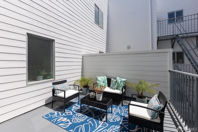 229 8th St Unit 3, San Francisco, CA 94103 - view of patio / terrace with an outdoor living space