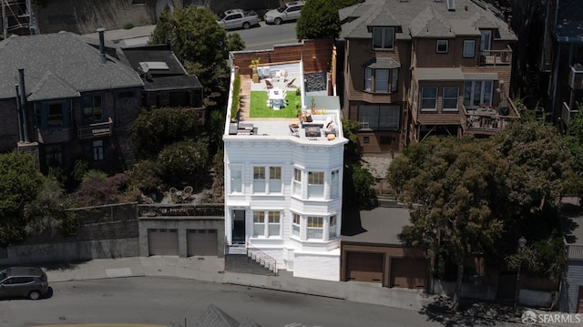 392 Corbett Ave, San Francisco, CA 94114 - drone / aerial view