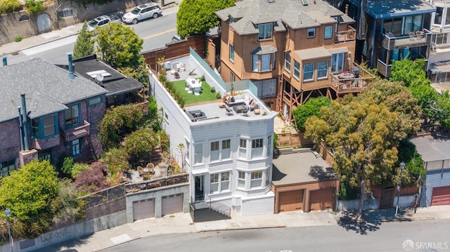 392 Corbett Ave, San Francisco, CA 94114 - aerial perspective of suburban area