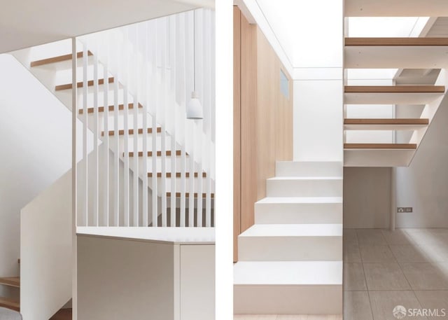 28-30 Sonoma St, San Francisco, CA 94133 - staircase with tile patterned floors