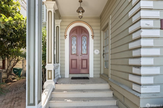 view of entrance to property