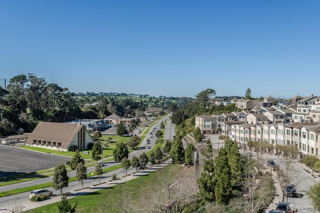 birds eye view of property featuring a residential view