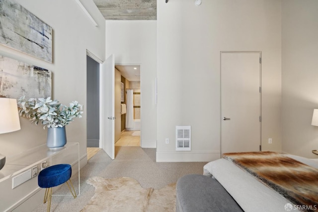 1 S Park St Unit 308, San Francisco, CA 94107 - bedroom featuring carpet floors and connected bathroom