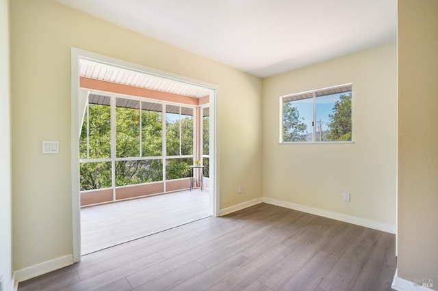 3100 Soda Canyon Rd, Napa, CA 94558 - empty room featuring wood finished floors and baseboards