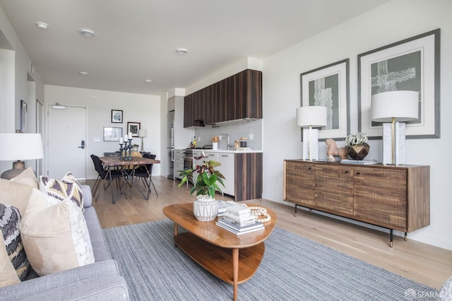 1188 Valencia St Unit 403, San Francisco, CA 94110 - living area featuring light wood-style flooring