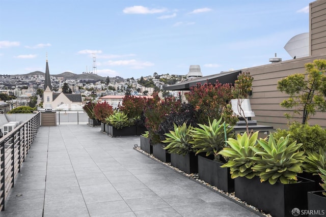 1188 Valencia St Unit 403, San Francisco, CA 94110 - patio / terrace with a mountain view