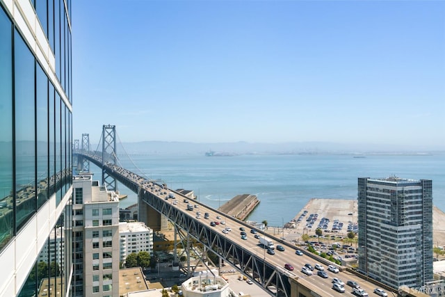 401 Harrison St Unit 25F, San Francisco, CA 94105 - water view with a notable bridge