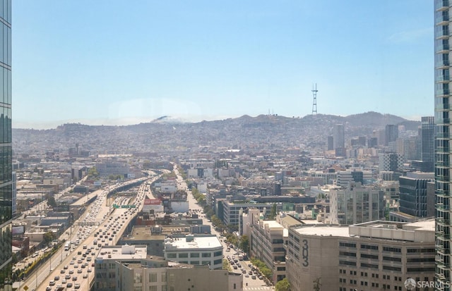 401 Harrison St Unit 25F, San Francisco, CA 94105 - city view with a mountainous background