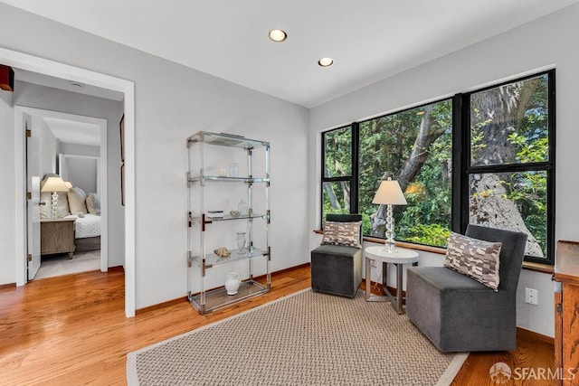 35 Ardilla Rd, Orinda, CA 94563 - living area with recessed lighting and light wood-type flooring