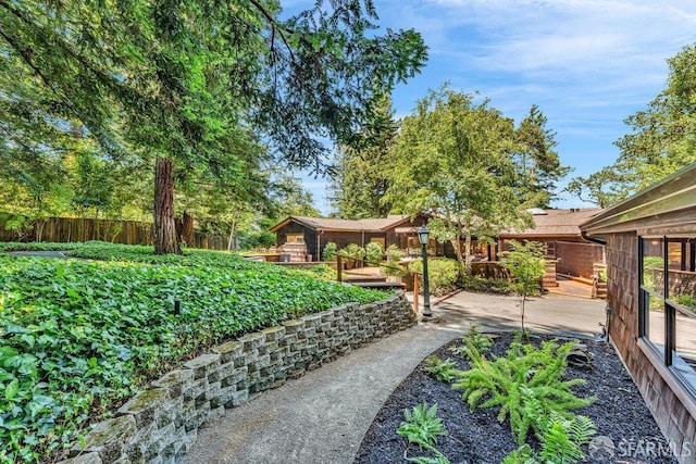 35 Ardilla Rd, Orinda, CA 94563 - view of yard featuring a wooden deck