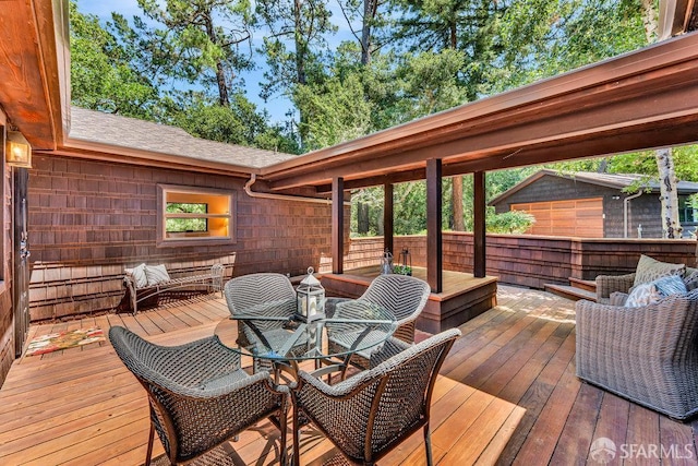 35 Ardilla Rd, Orinda, CA 94563 - view of wooden terrace