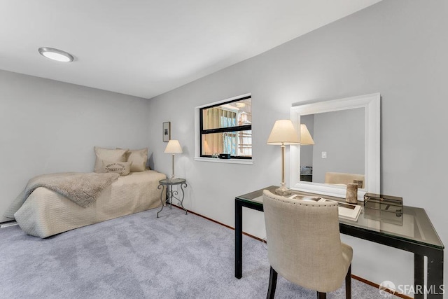 35 Ardilla Rd, Orinda, CA 94563 - carpeted bedroom with a desk and baseboards